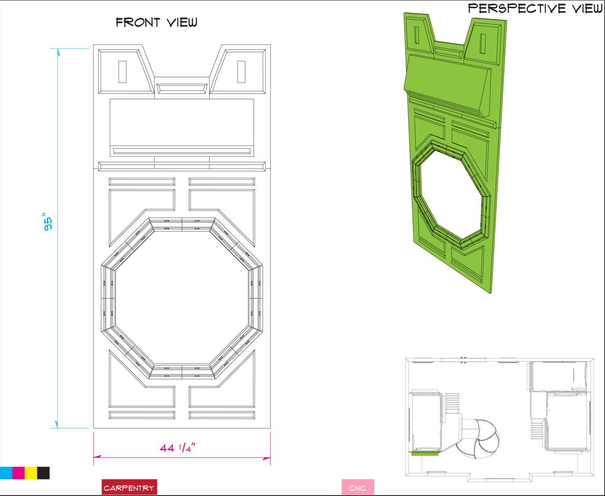 Panel shop drawing