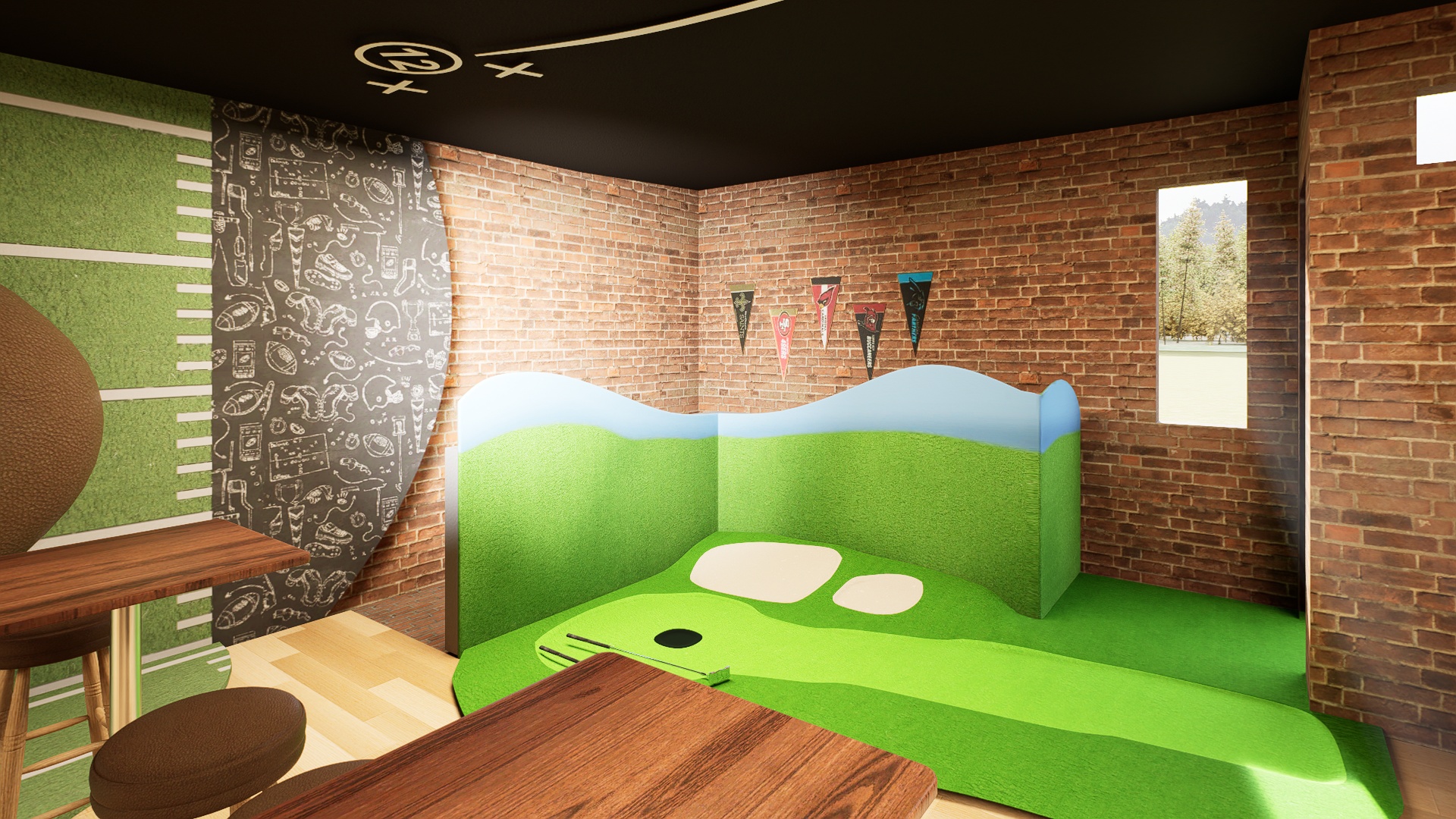 Sports Room Shot 4