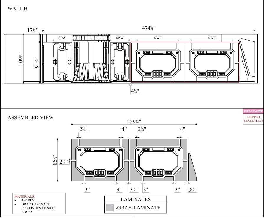 Long wall shop drawing